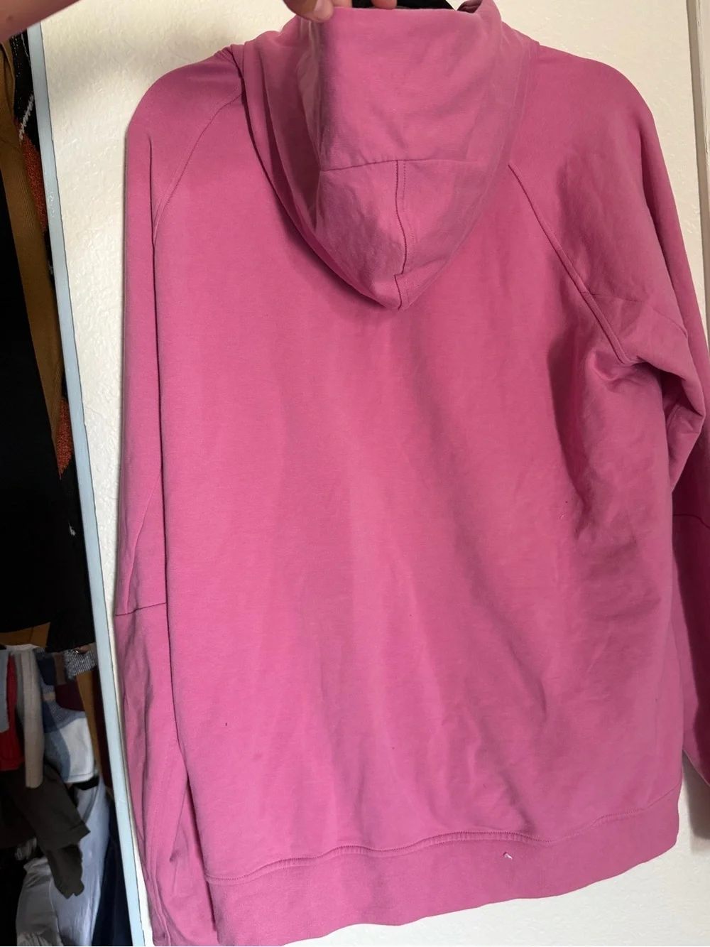Lululemon Drawstring Pullover Hoodie Pink Size L
